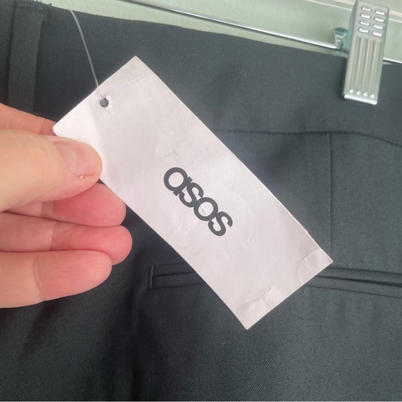 NWT ASOS DESIGNS Black pants Size 38 x 34 - Picture 8 of 11